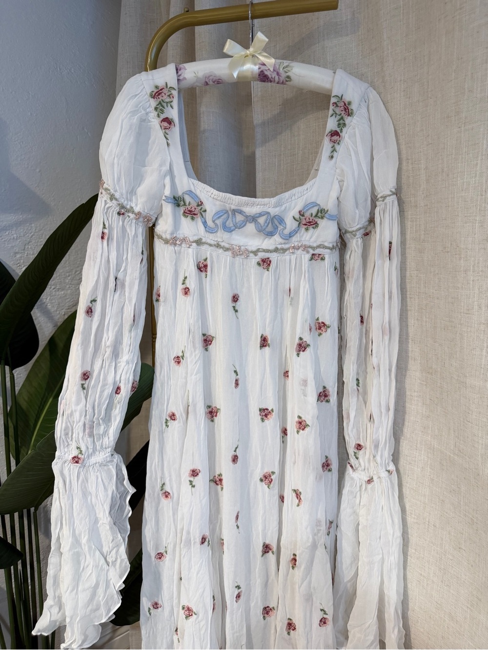 $689 Julianne For Love and Lemons Maxi Dress Size small NWT - Picture 14 of 16